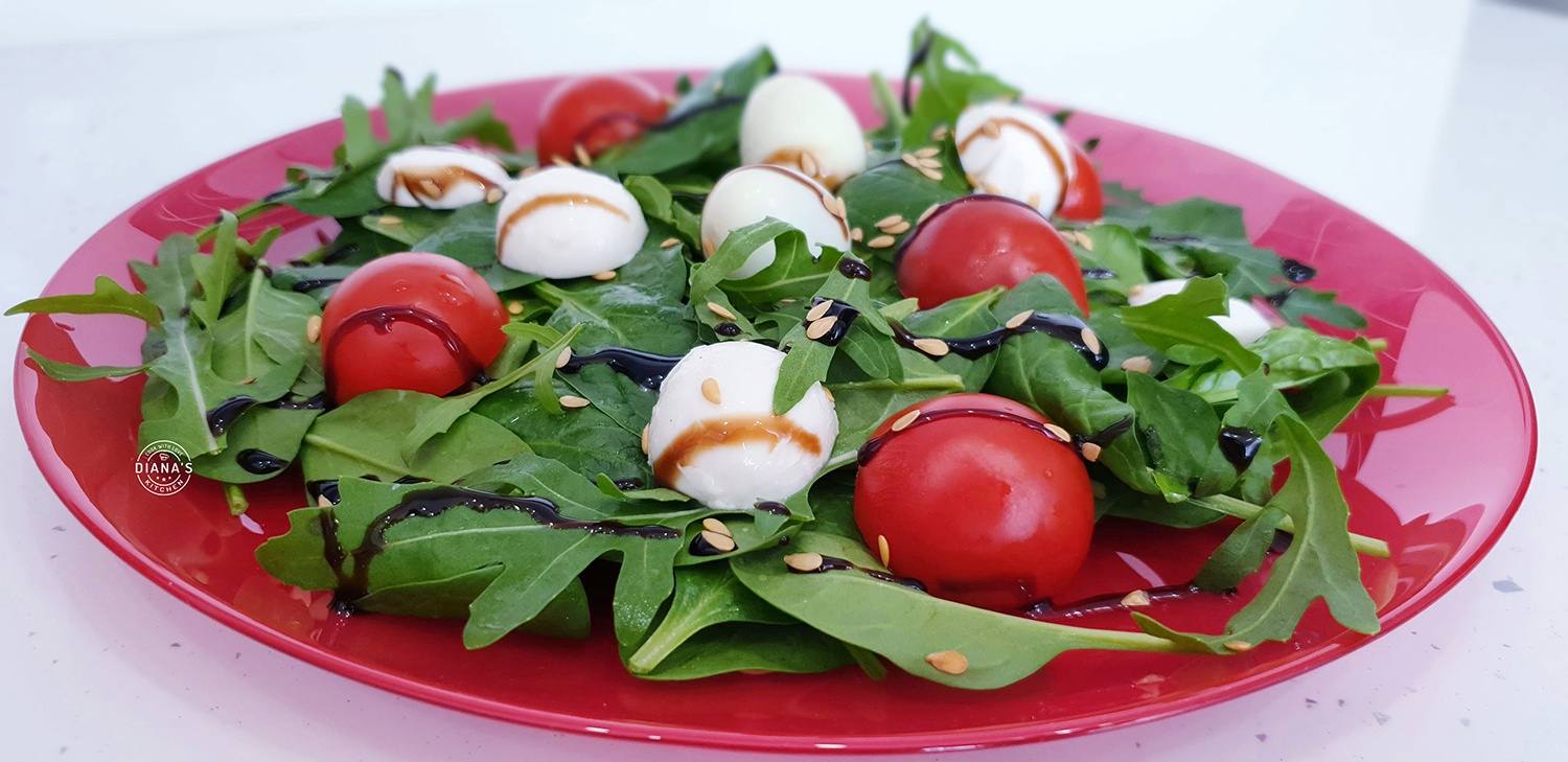 Salata cu rucola si spanac 2