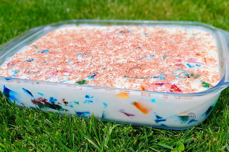 Tort de jeleu "Cioburi de sticla"