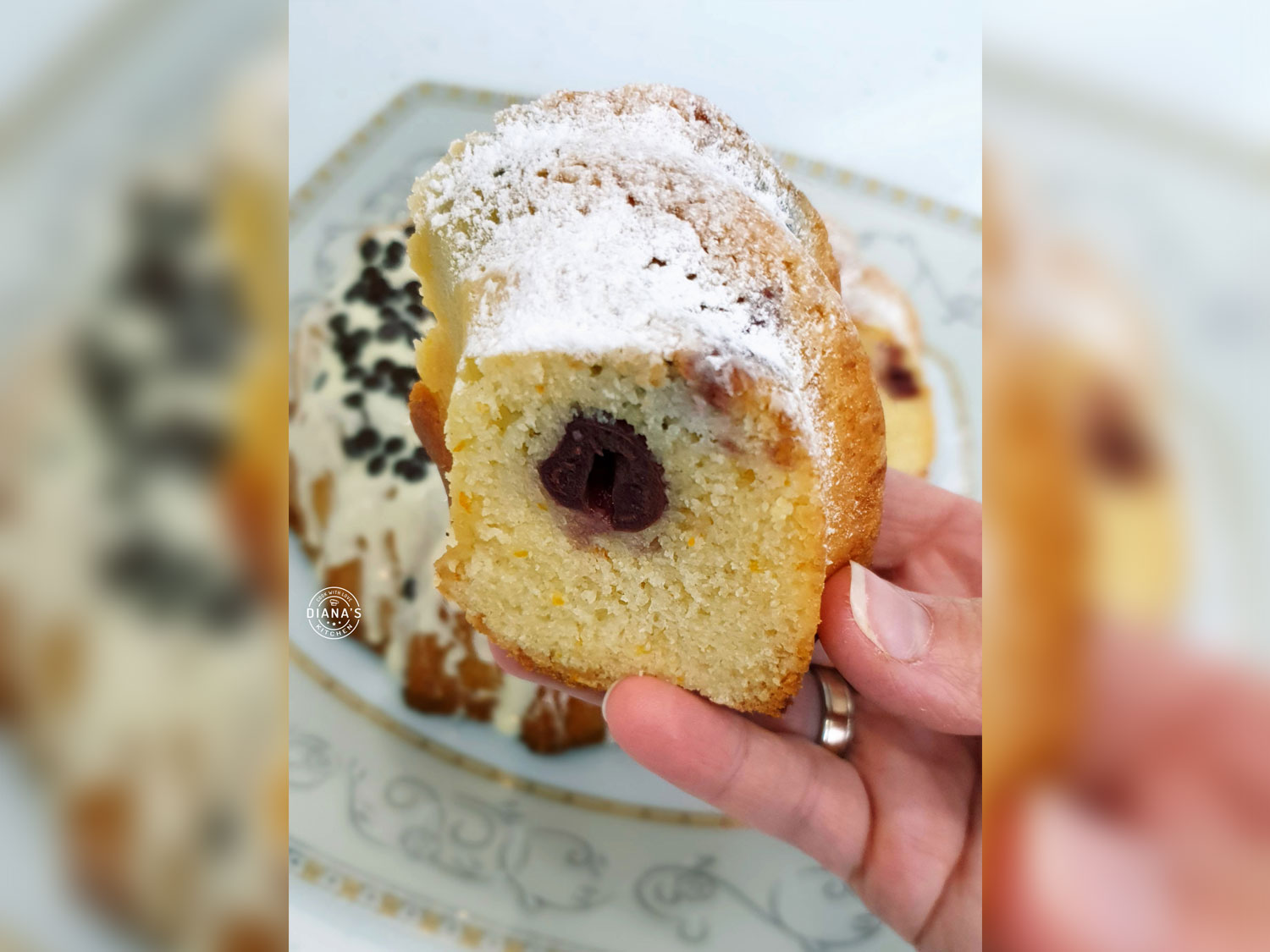 Prajitura pufoasa cu visine Prajitura pufoasa cu visine 5