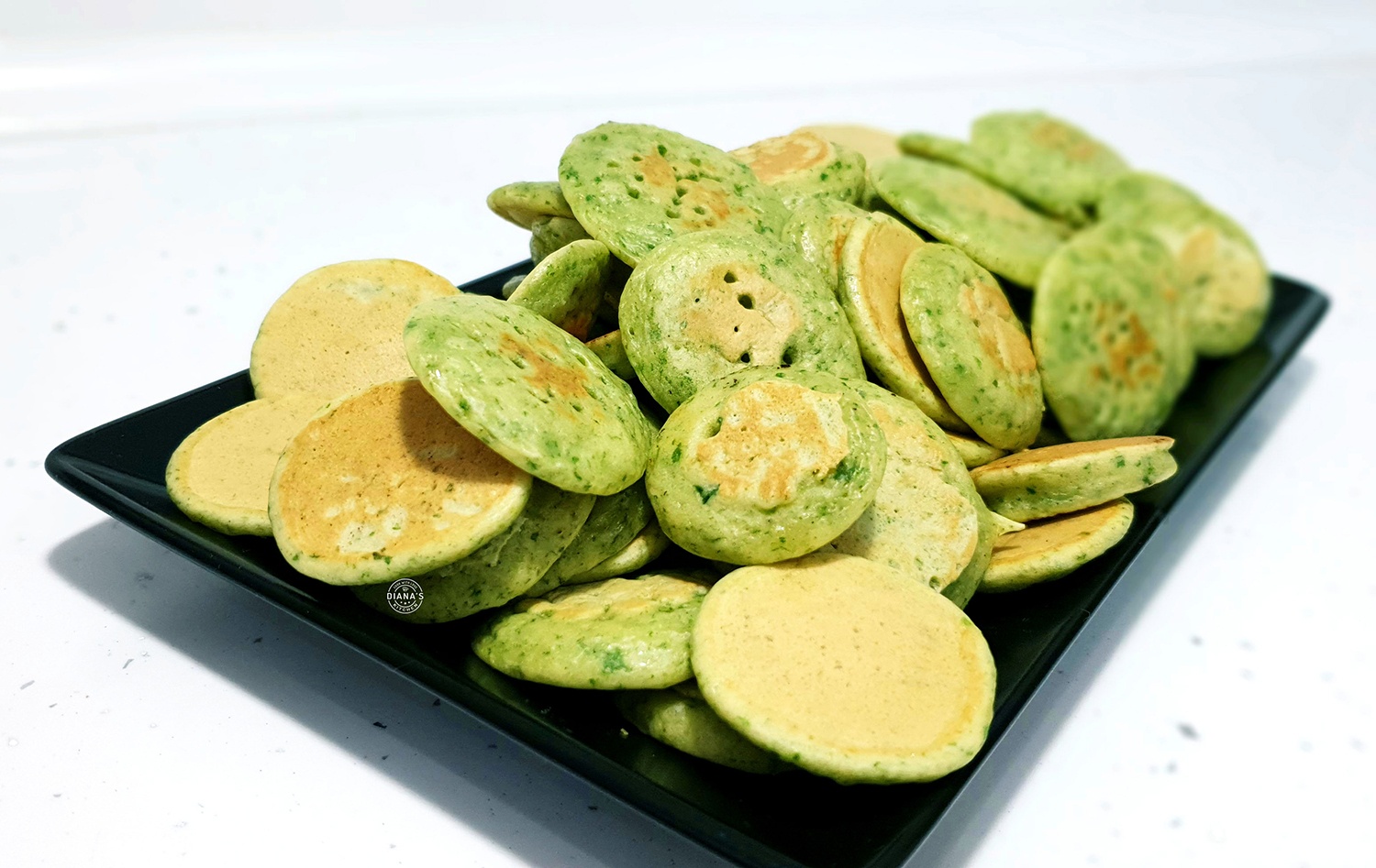 Mini pancakes cu spanac 2