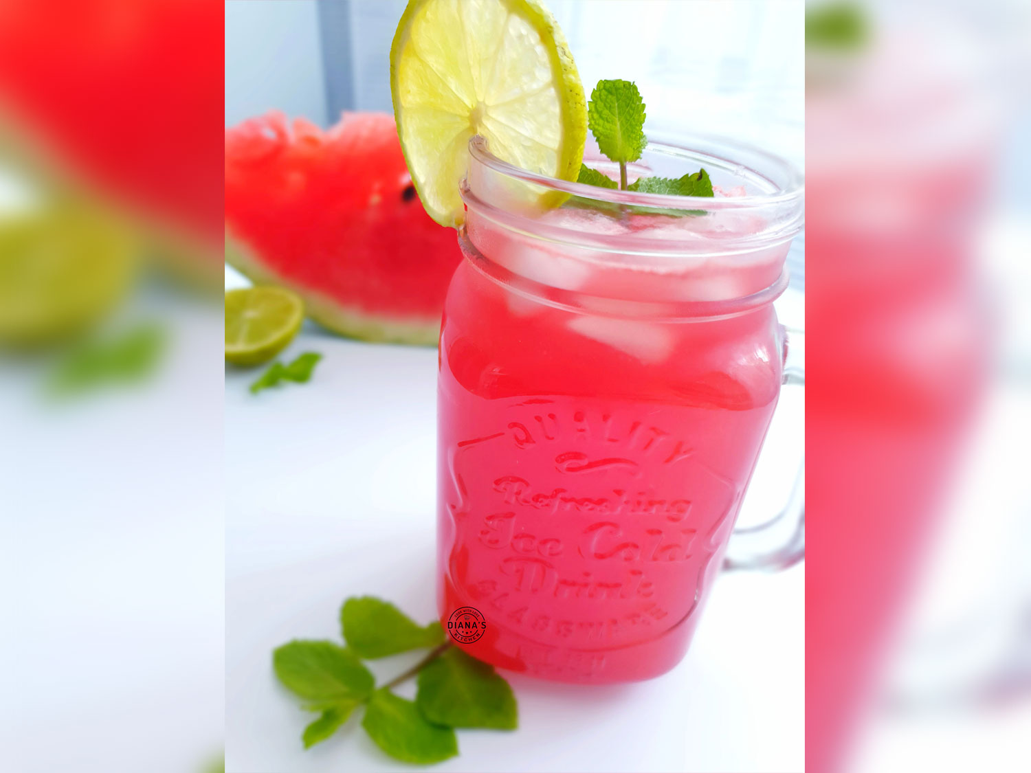 Smoothie racoritor de pepene rosu