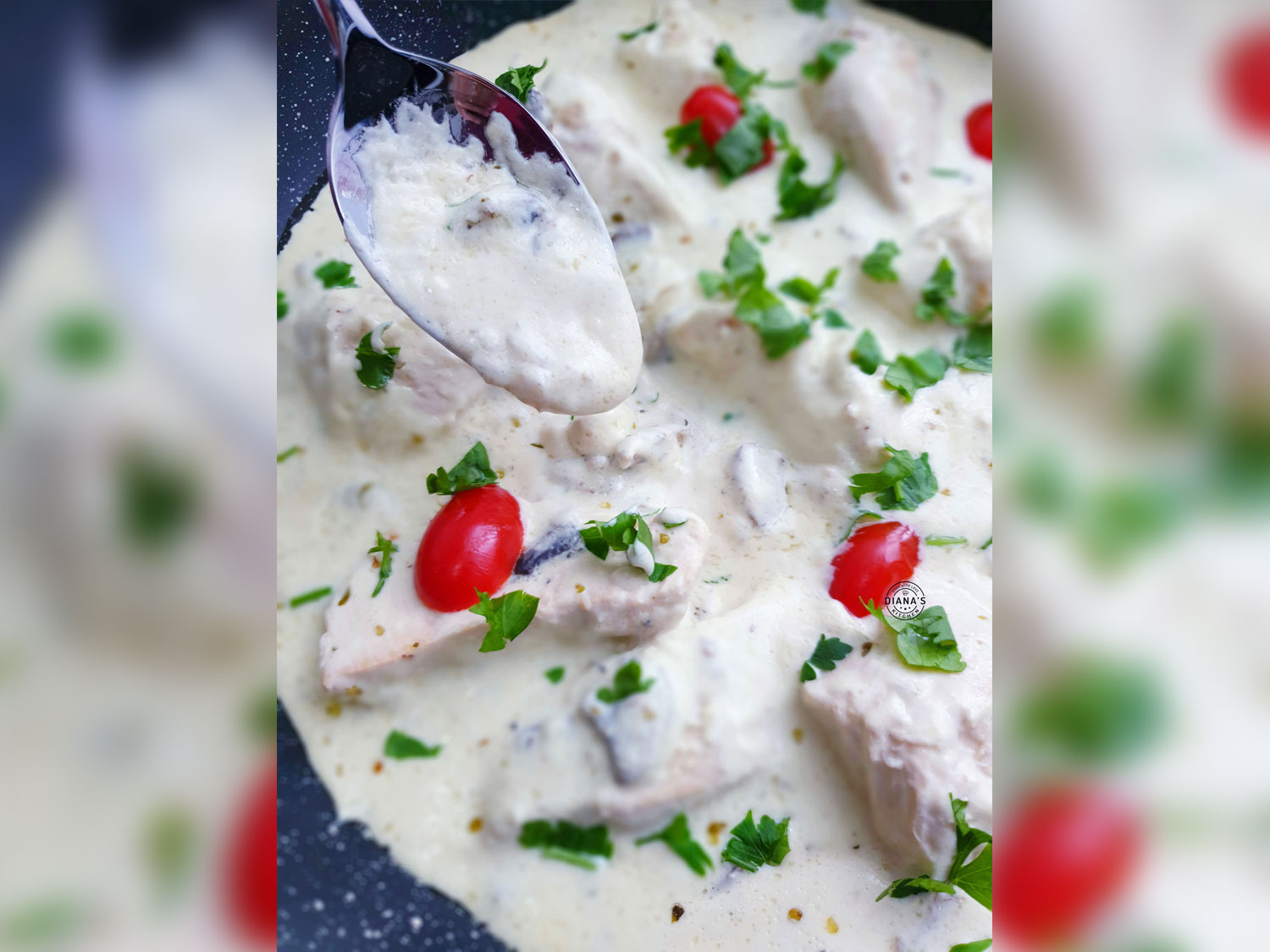 Crema de pui cu ciuperci 2