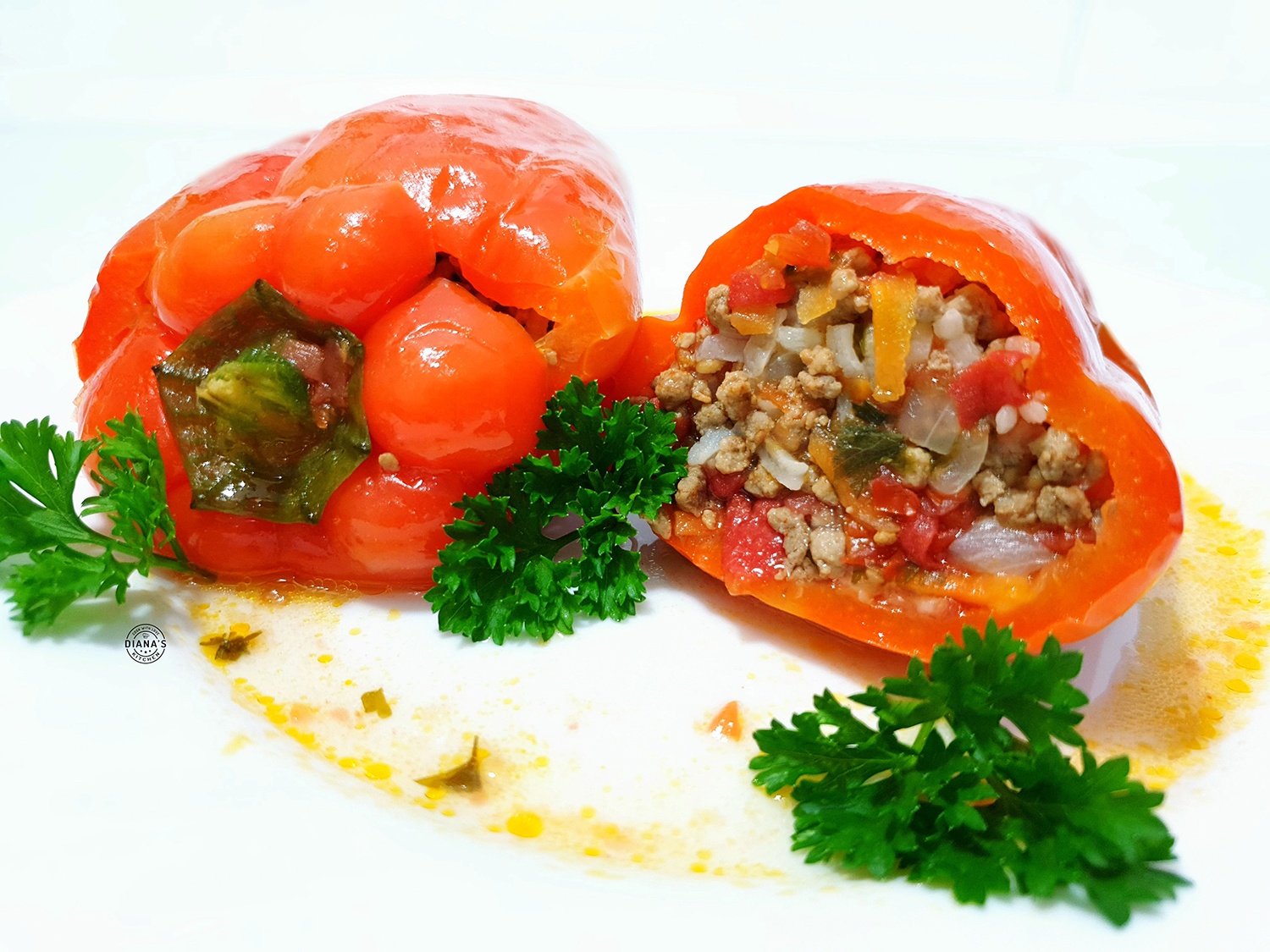 Ardei umpluti cu carne si orez
