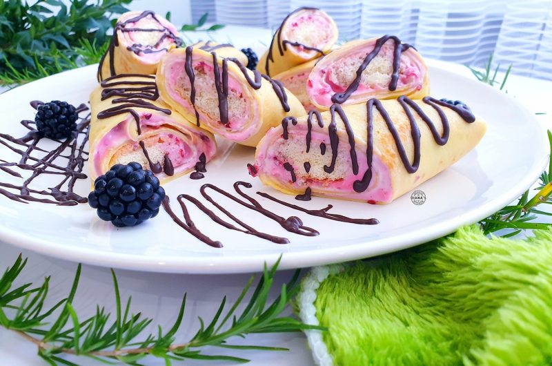 Clatite cu crema de mure