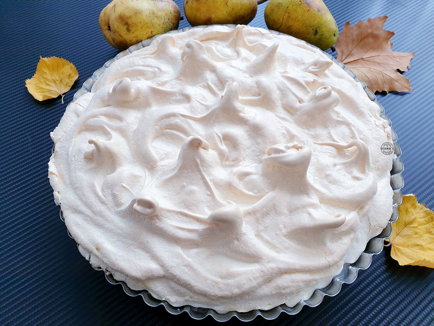 Tarta cu pere si bezea Tarta cu pere si bezea 4