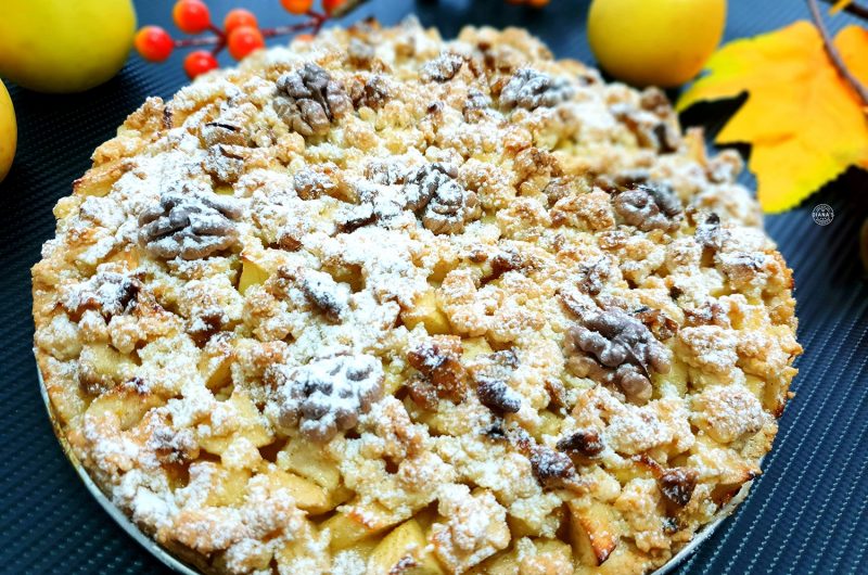 Crumble cu mere