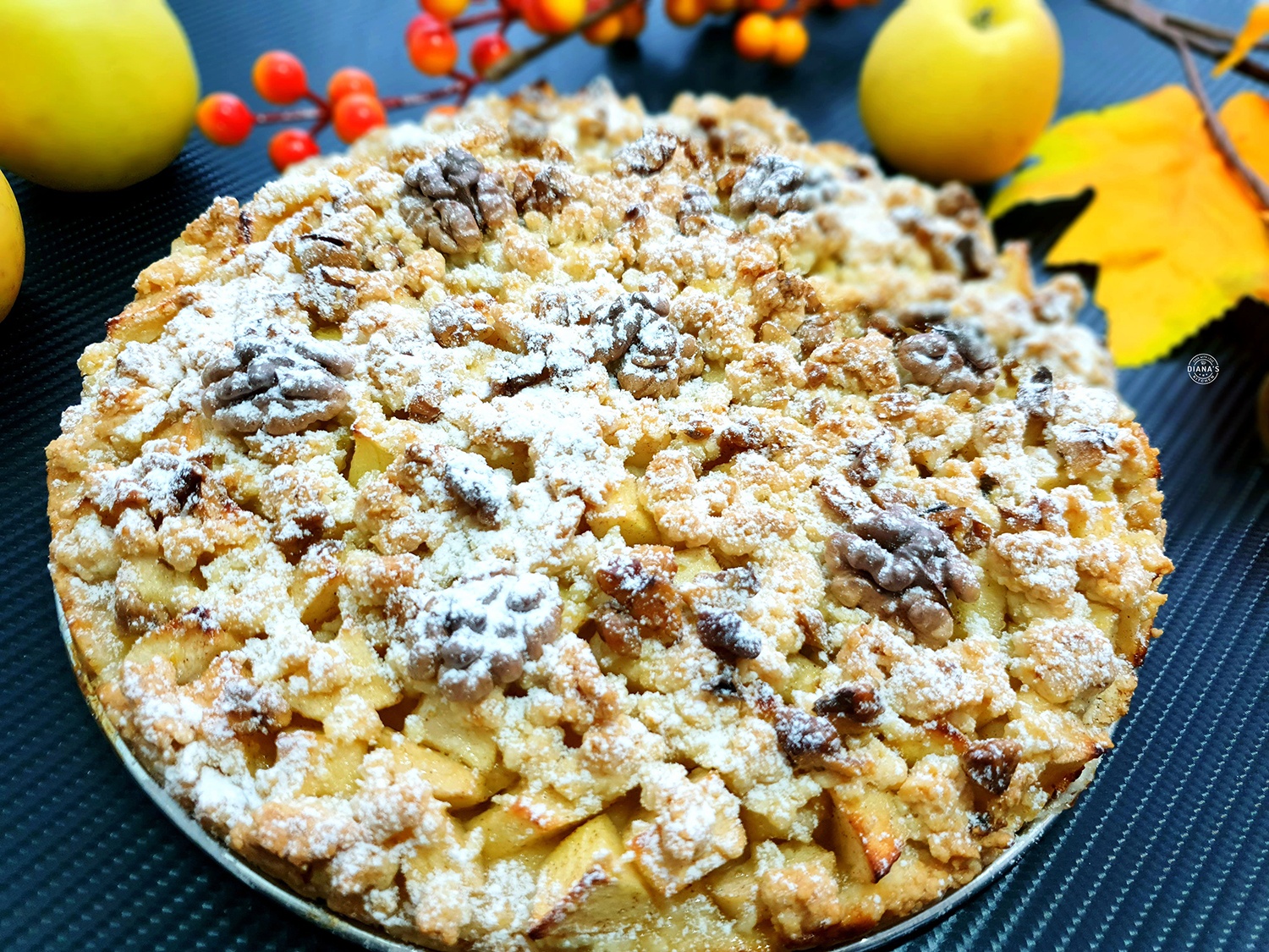 Crumble cu mere