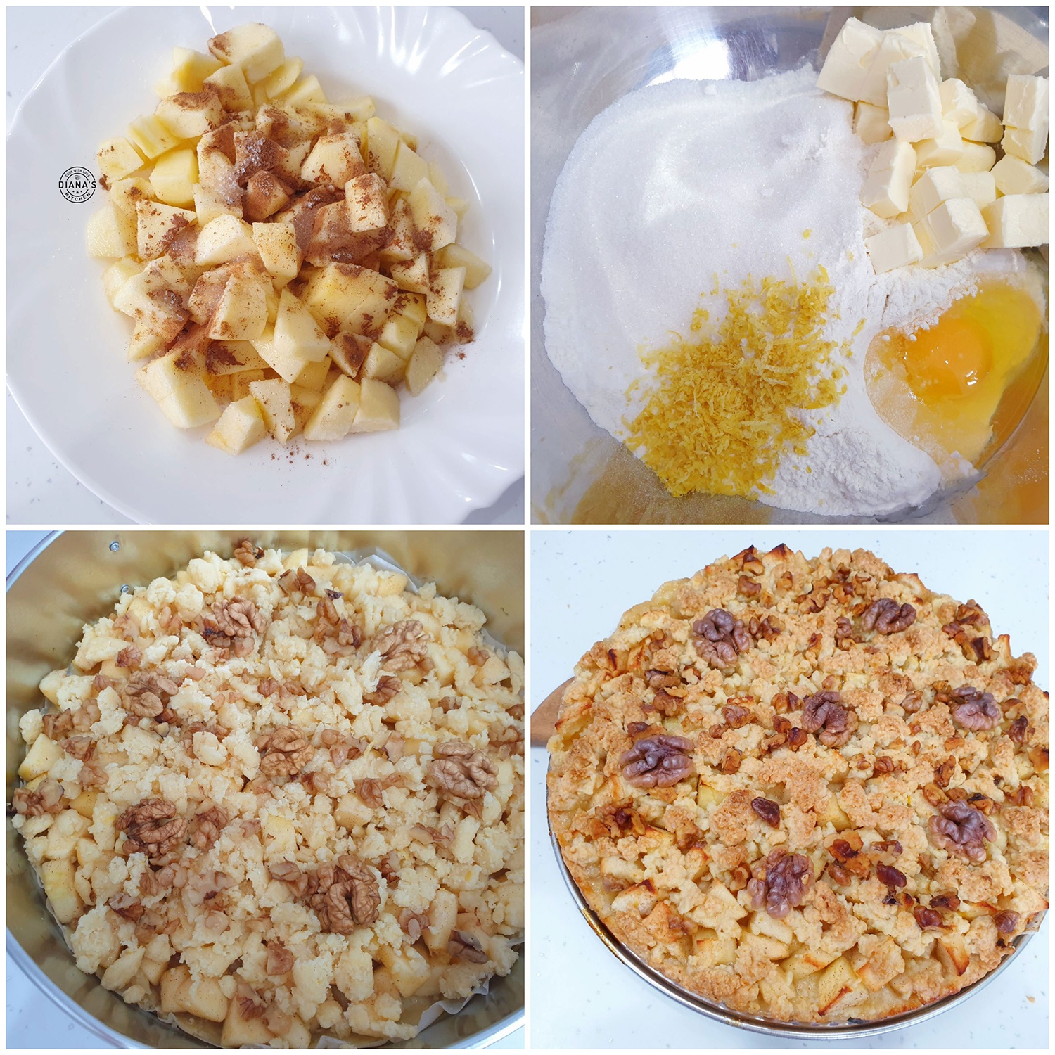 Crumble cu mere 2
