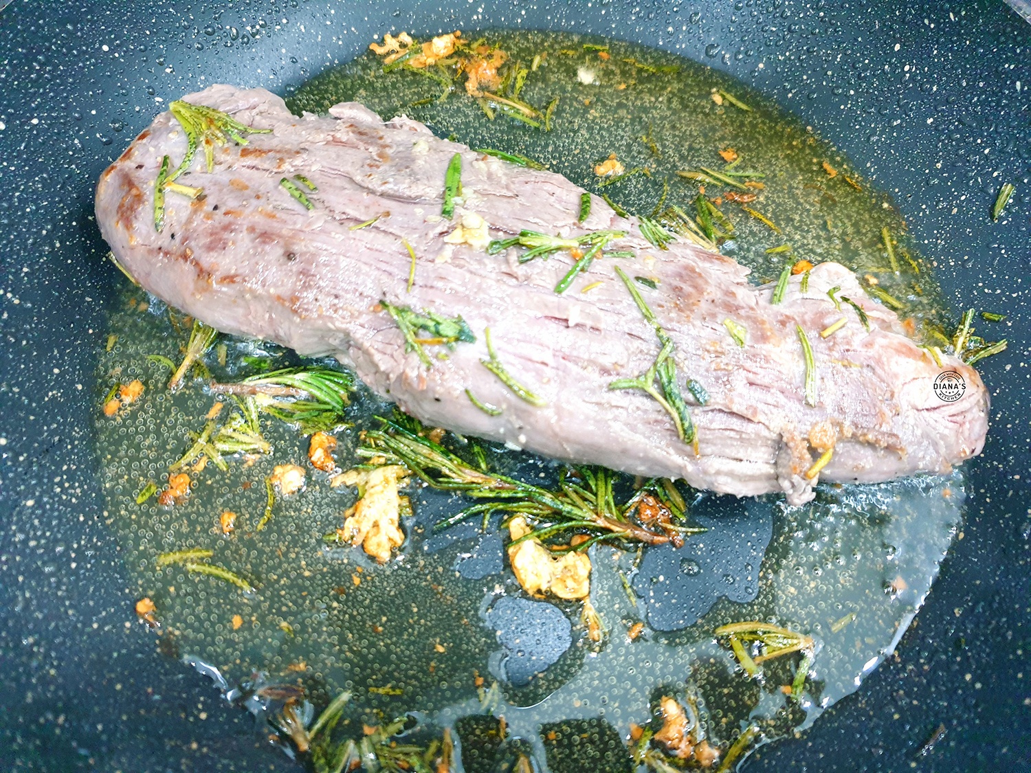 Muschiulet de porc in sos de mustar Muschiulet de porc in sos de mustar 2