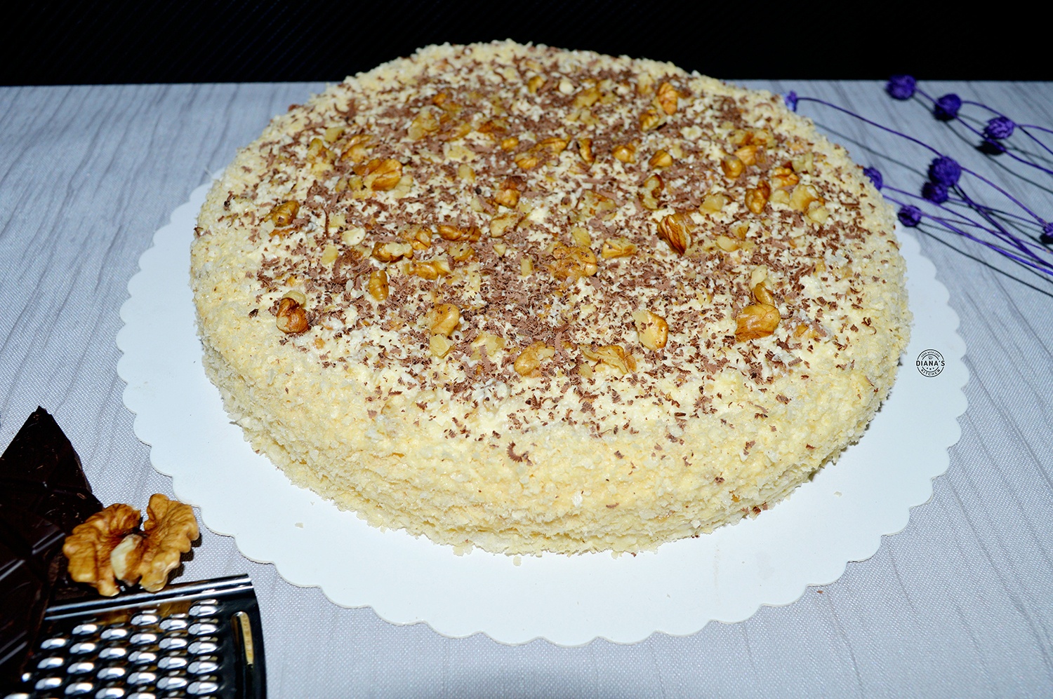 Tort de vafe cu lapte condensat 2