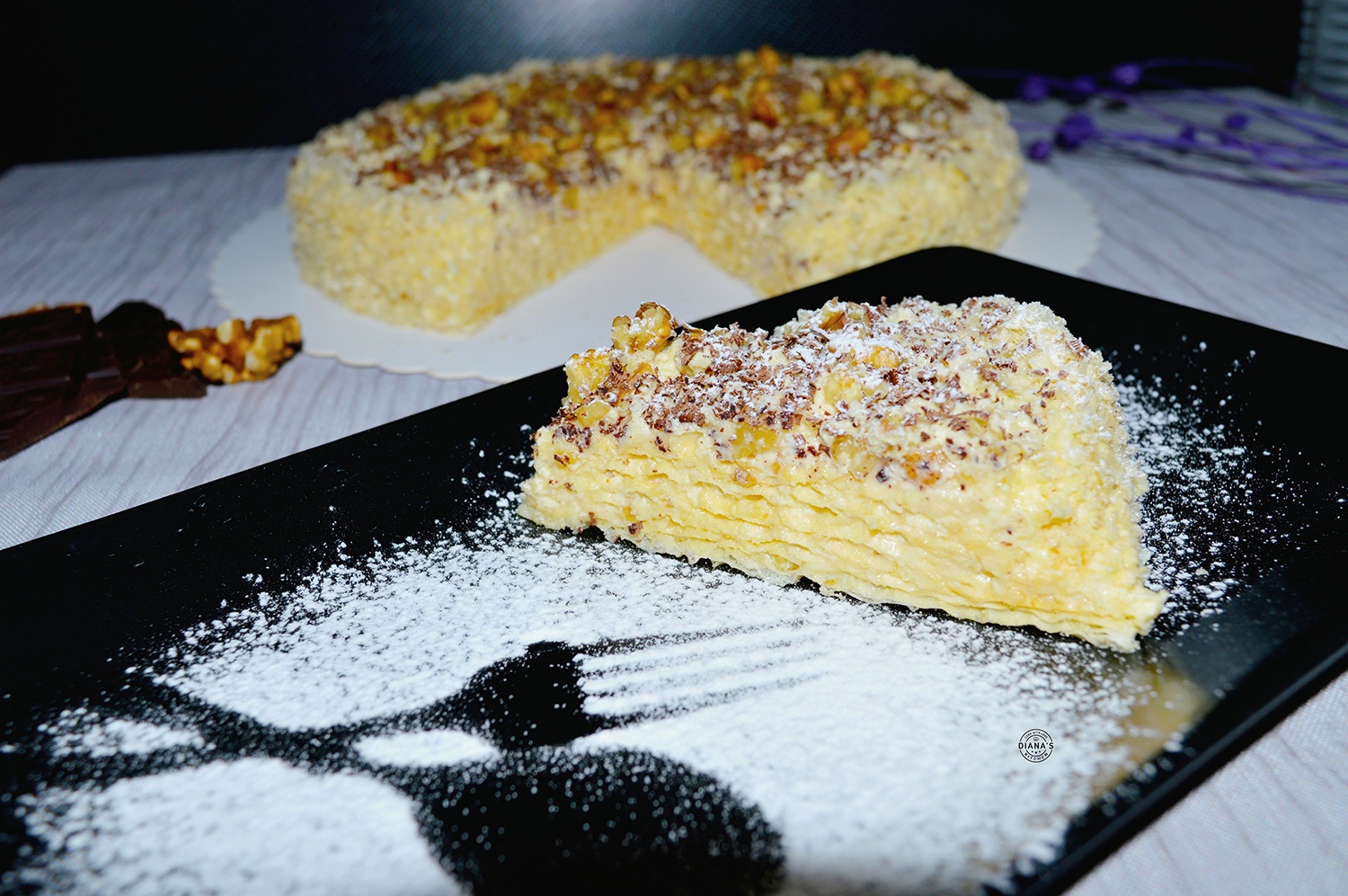 Tort de vafe cu lapte condensat 3