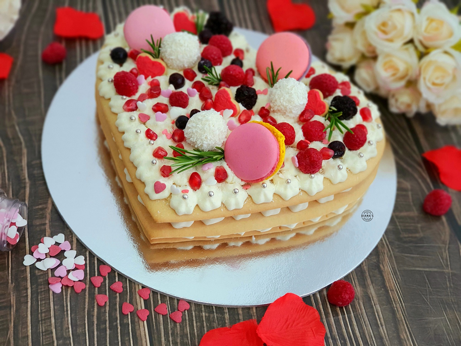 Tort inima de Valentine’s Day 6
