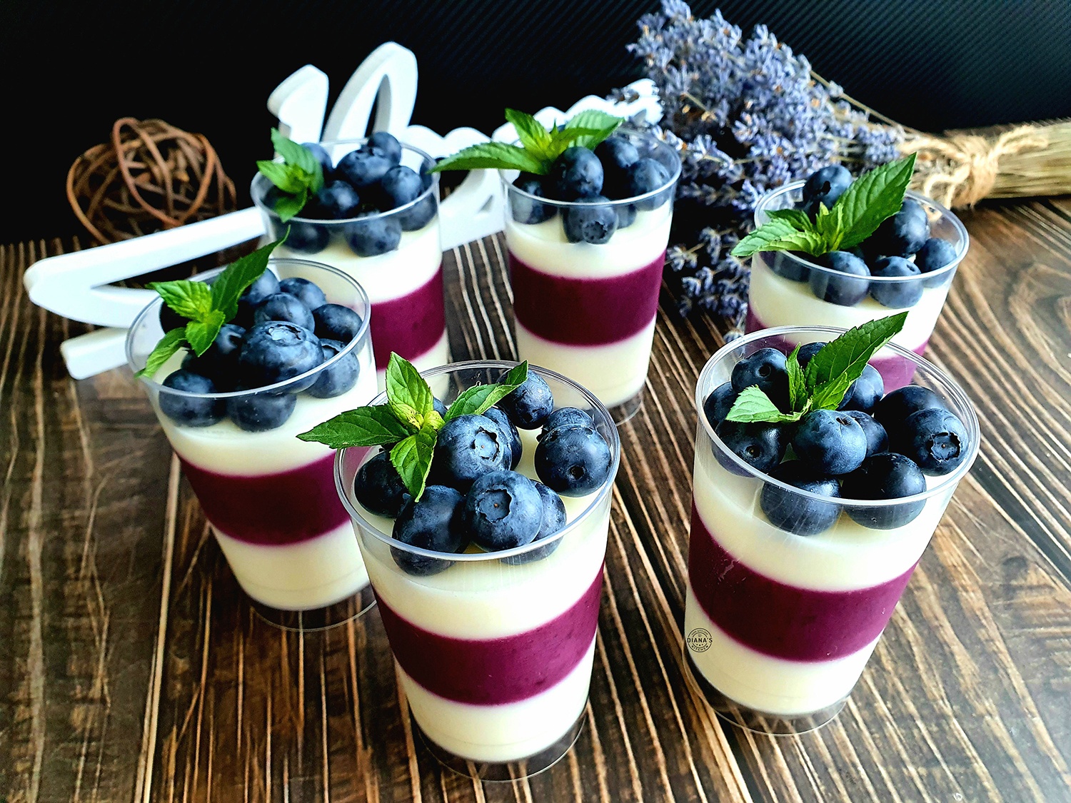 Panna Cotta cu afine