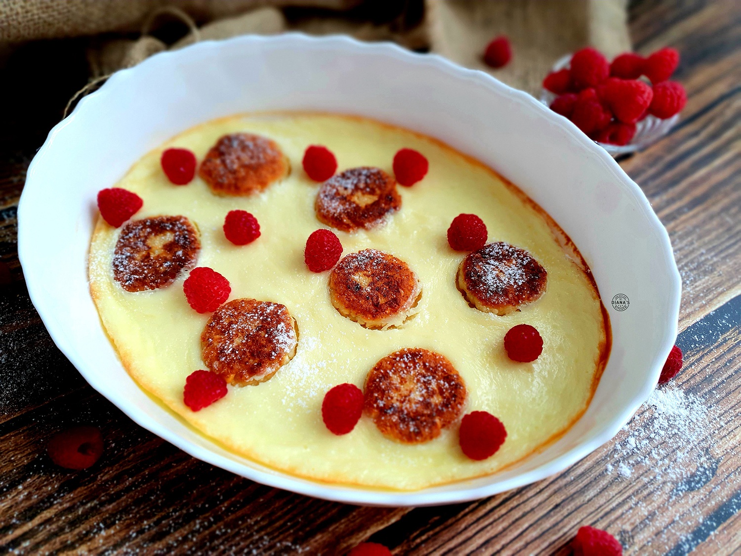 Papanasi in crema de smantana la cuptor