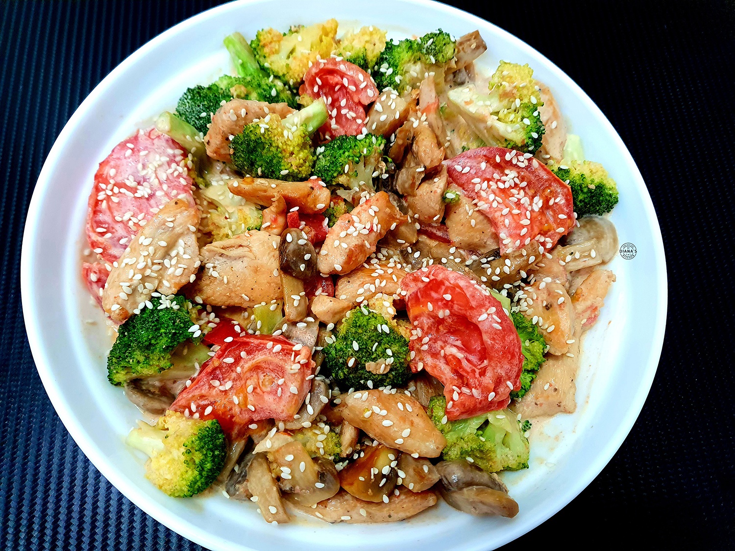 Salata calda cu pui „Caloroso”
