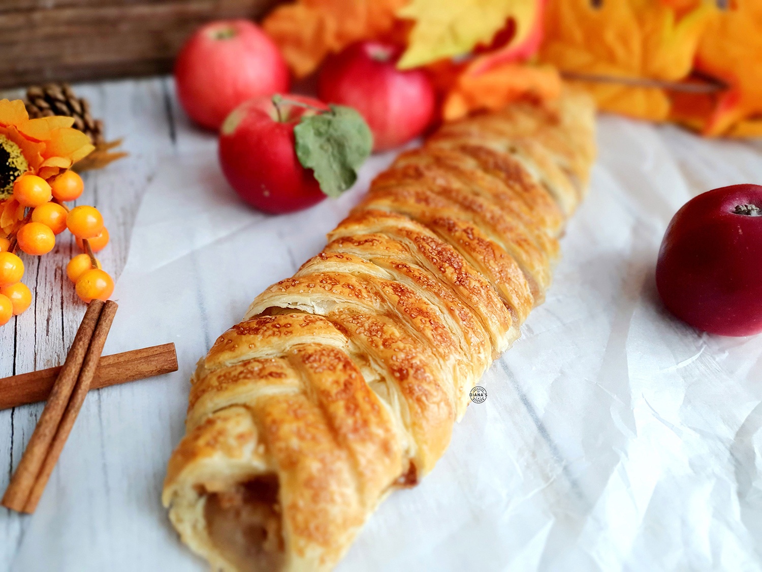 Strudel cu mere si nuci Strudel cu mere si nuci 3
