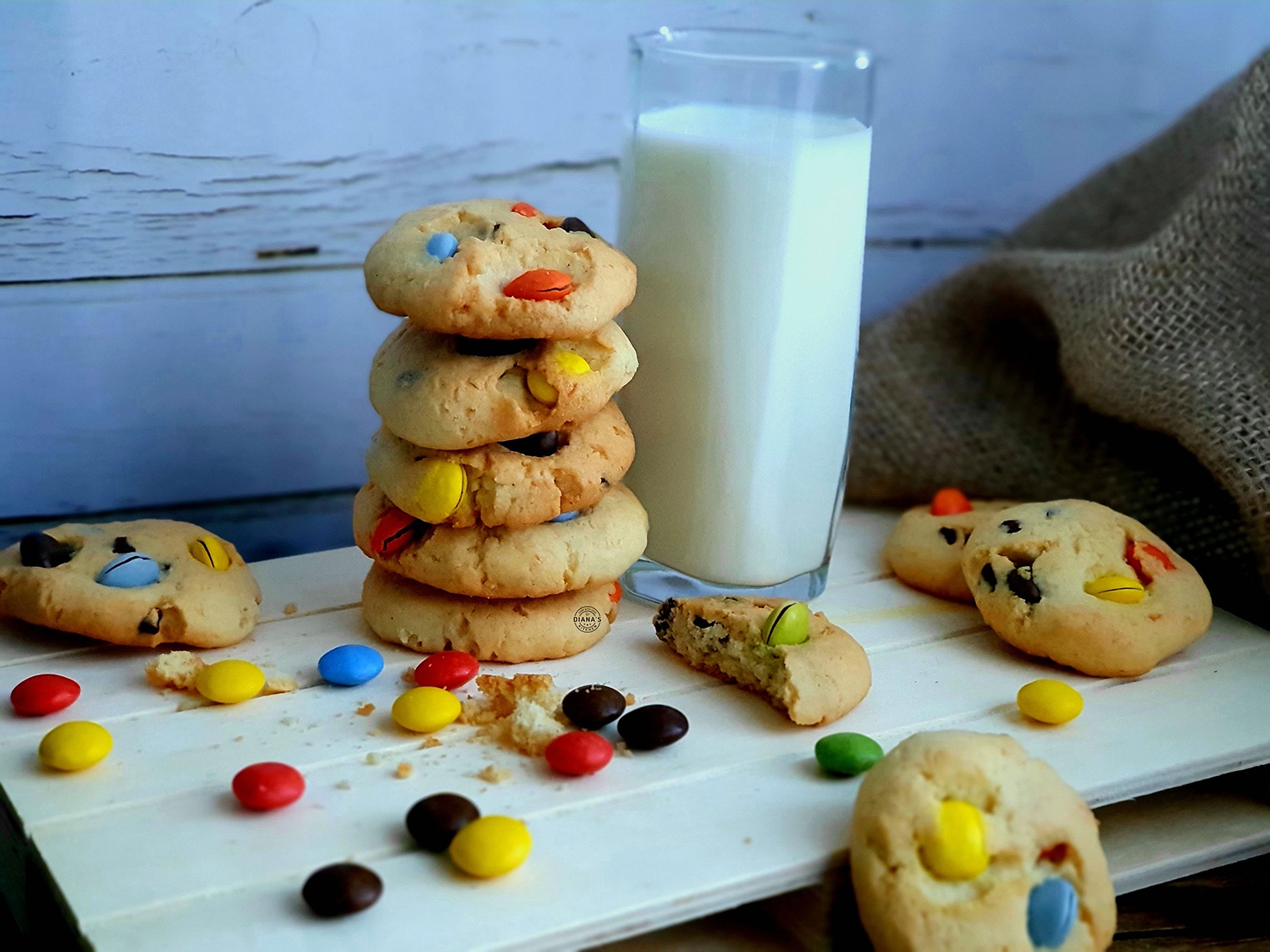 Fursecuri cu M&M's 3