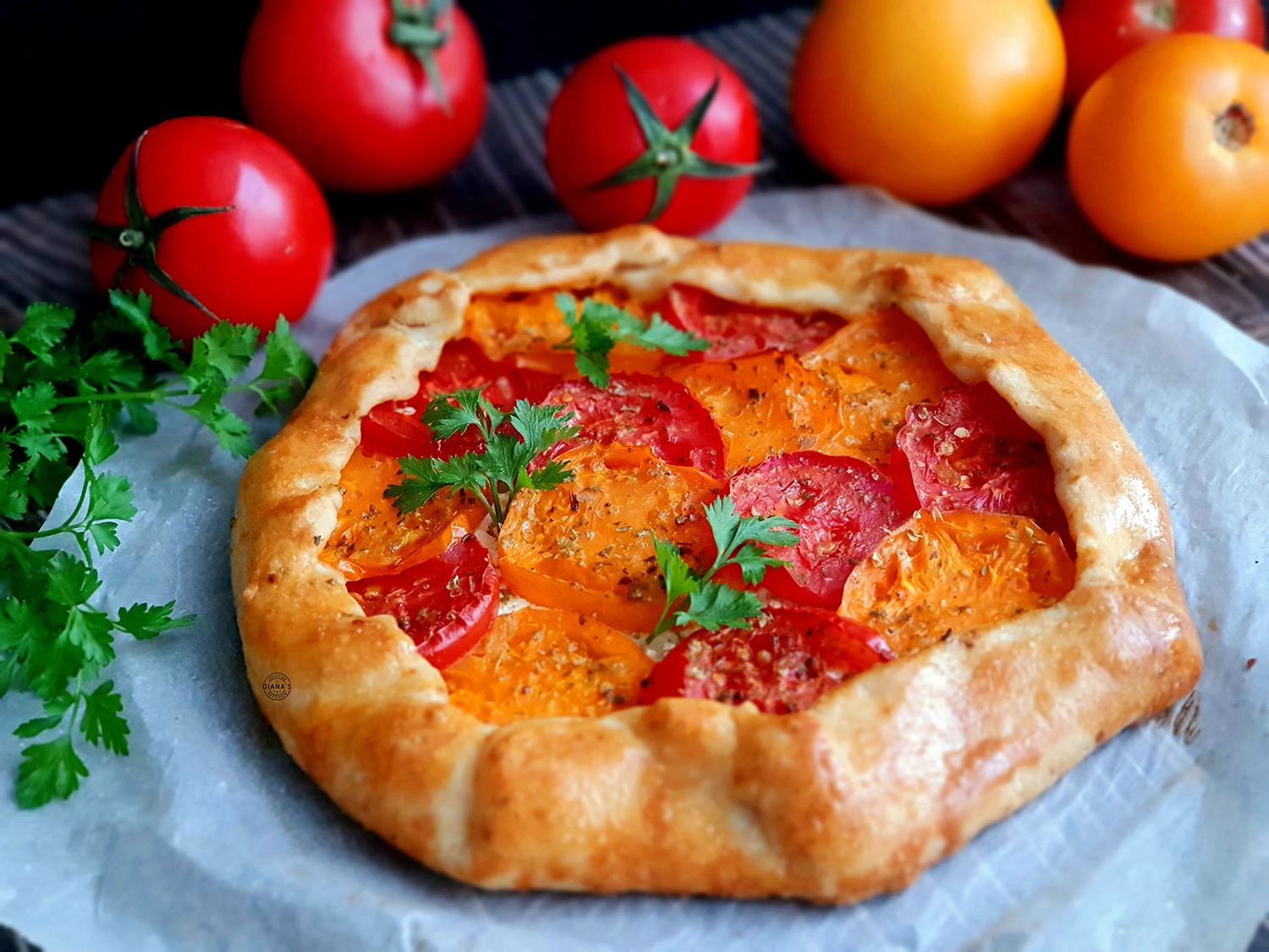 Galette cu rosii