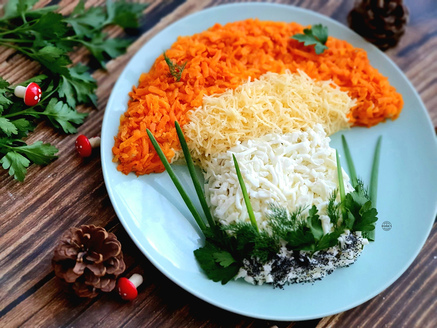 Salata "Ciuperca de toamna" 2