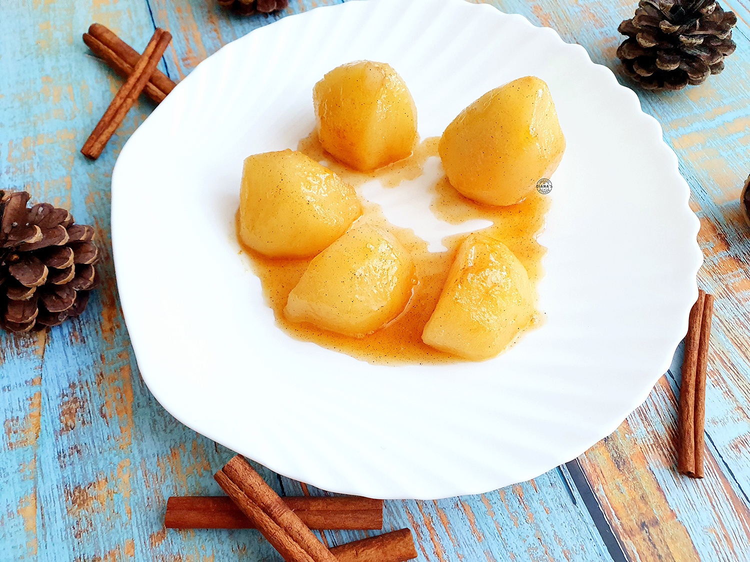 Pere caramelizate la tigaie