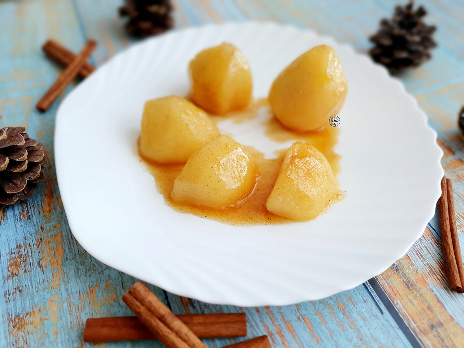 Pere caramelizate la tigaie Pere caramelizate la tigaie 2