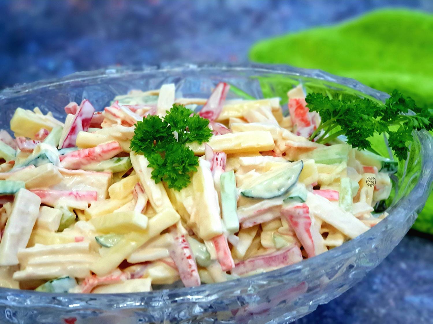 Salata usoara cu crabi 2