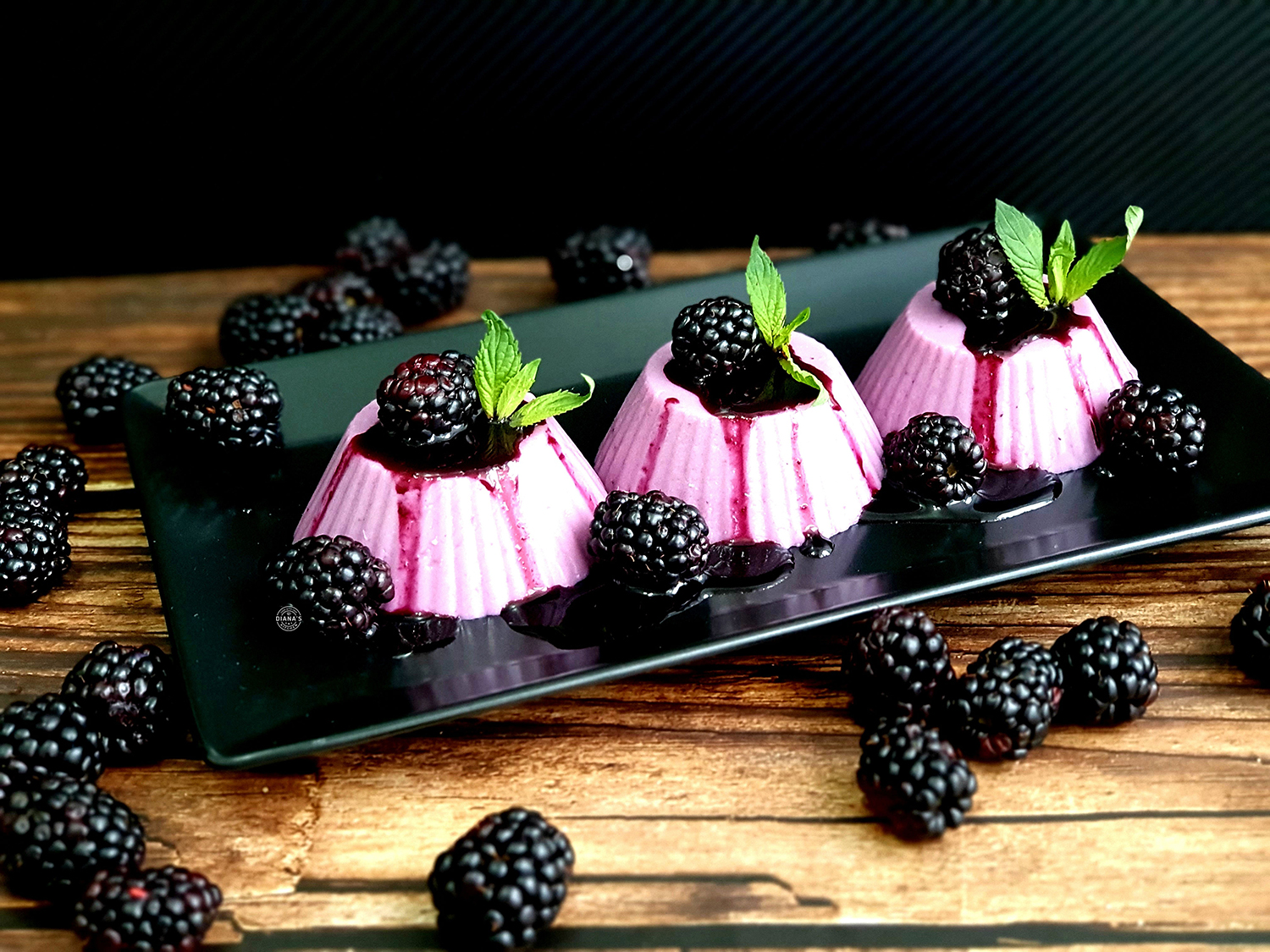 Panna Cotta cu mure