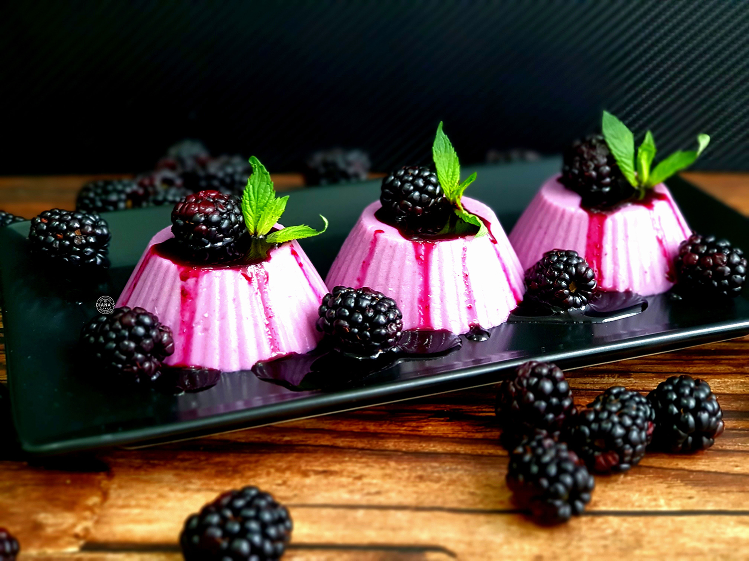 Panna Cotta cu mure 2