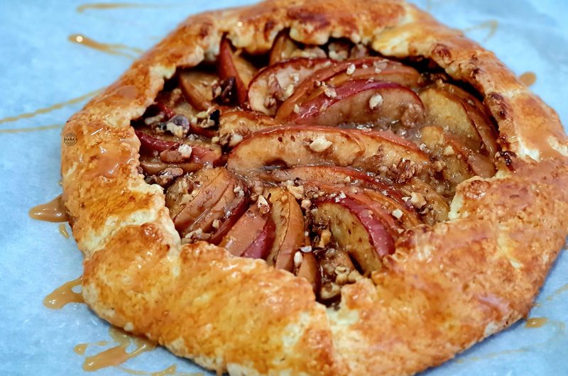 Galette cu mere si caramel