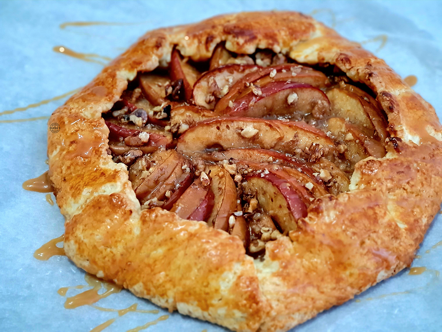 Galette cu mere si caramel