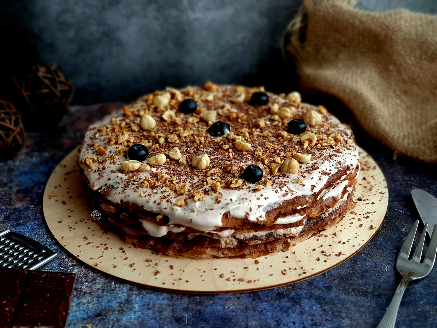 Tort de clatite cu Nutella Tort de clatite cu Nutella 2