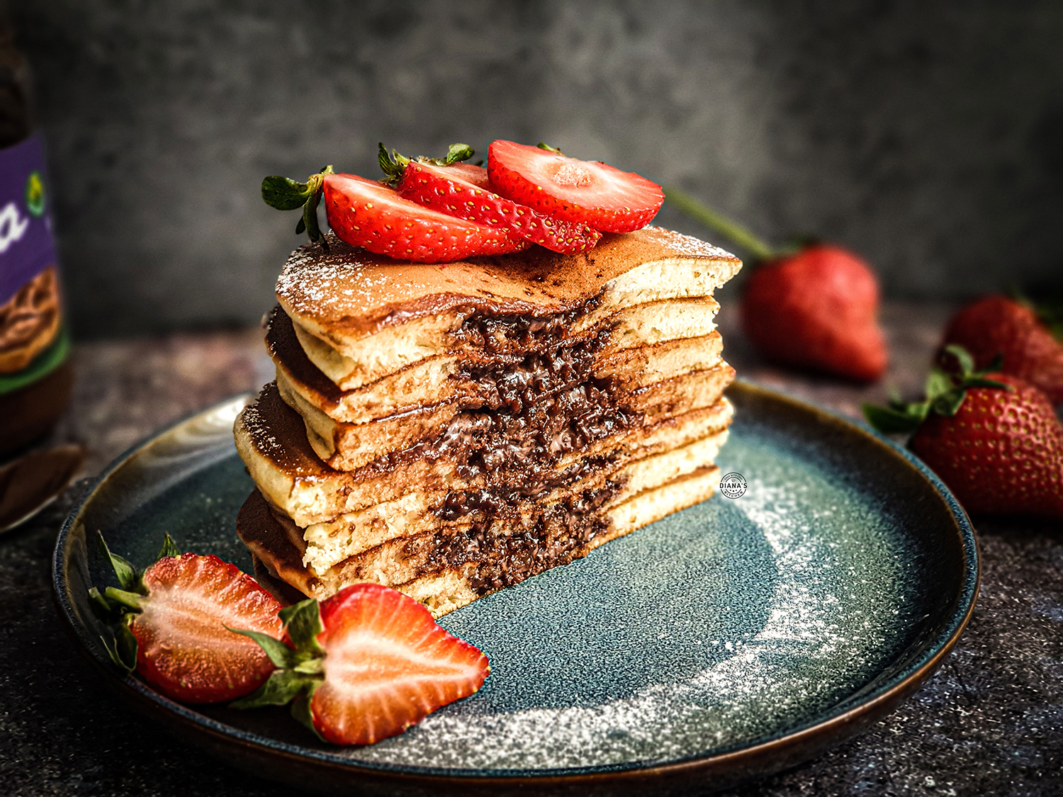 Pancakes cu ciocolata 3