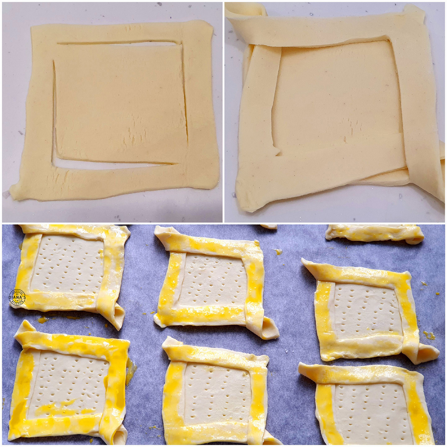 Tarte cu crema si capsuni din foietaj 2