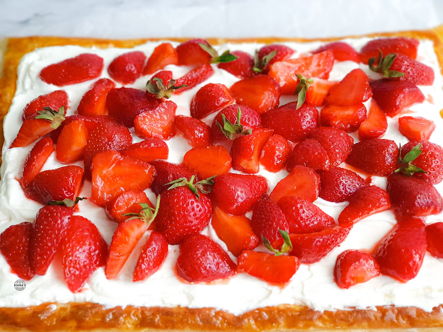 Tarta cu capsuni din foietaj 3